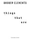 [Things 03] • Things That Are